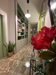 Knihovna v bed and breakfast