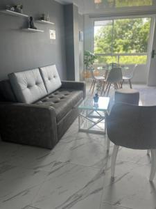 Posezení v ubytování Axé Shelter