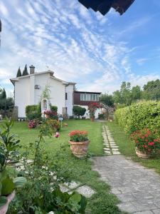 Zahrada ubytování B&B Le Cinque Querce