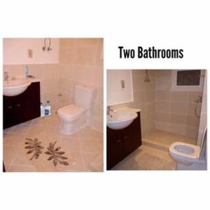 Ένα μπάνιο στο Sea view 2beds in amwaj