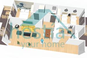 an illustration of a house with the words bless your home at Hestía Vera Salinas Tu hogar para desconectar in Playas de Vera