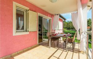 Balkón nebo terasa v ubytování 3 Bedroom Gorgeous Home In Labin