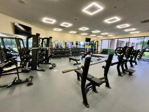 Fitness centrum a/nebo fitness zařízení v ubytování NCED Conference Center & Hotel