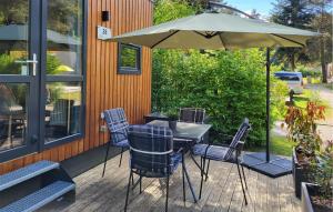 Κήπος έξω από το Tiny Haus 28 Am Brombachsee