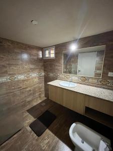 Koupelna v ubytování Complejo Aloe Vera D