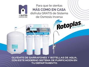 a flyer for a product with a picture of a machine at MS Excelente Suite Alberca Milenio C32 in Querétaro +21 photos