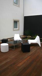 Posezení v ubytování Absoluto Design Hotel