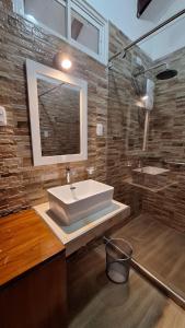 Ванная комната в Bungalows Las brisas de Pacchilla
