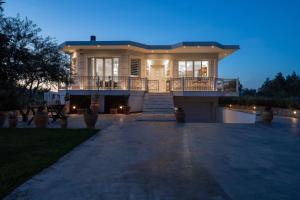 El edificio en el que está la villa