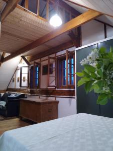 Posteľ alebo postele v izbe v ubytovaní Apartmány Pod jilmem + 13 fotografií