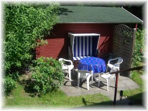 Zahrada ubytování Haus Wattenblick OG