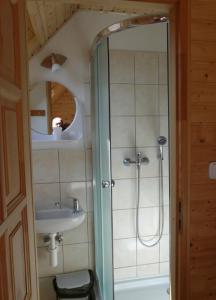 Koupelna v ubytování Guest House Privat Marika