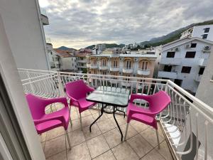 Balkon oz. terasa v nastanitvi Apartmani Vukcevic