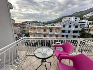 Balkon oz. terasa v nastanitvi Apartmani Vukcevic