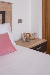 Cama o camas de una habitación en Alojamientos Rías Baixas-Casa Lisi-Ribeira