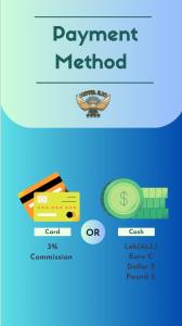 a screenshot of a payment method webpage at Ilio Boutique Hotel in Ksamil