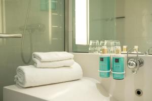 Koupelna v ubytování Novotel Saint Avold
