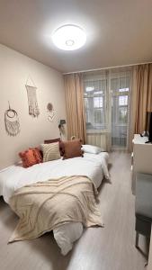 a bedroom with a large bed in a room at Casa Bella WHC in Cluj-Napoca