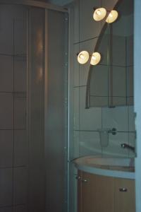 Ένα μπάνιο στο Apartment Wieser