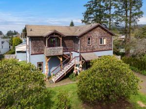 Zahrada ubytování Casual Netarts Beach Bay Hideaway Tillamook OR