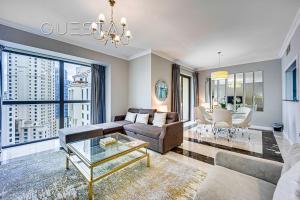 Posezení v ubytování Jumeirah Beach Residence, Dubai Marina