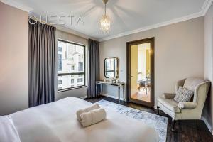Postel nebo postele na pokoji v ubytování Jumeirah Beach Residence, Dubai Marina