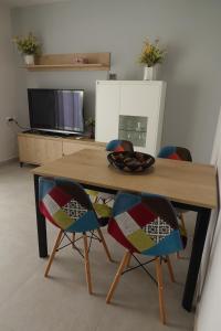Kuchyňa alebo kuchynka v ubytovaní apartament dúplex "Alsina"