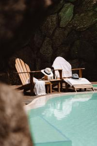 Bazén v ubytování DAS RONACHER Thermal Spa Hotel nebo v jeho okolí