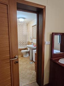 Koupelna v ubytování Apartment Bane