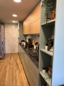Kuchyň nebo kuchyňský kout v ubytování Habitación Amaya 1 + 14 fotografií
