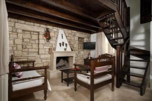 Posedenie v ubytovaní Orelia Cretan Deluxe Apartments