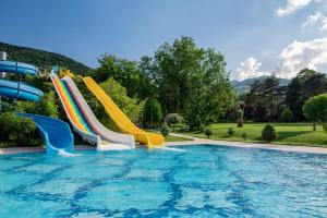 a pool with a water slide in a resort at NG Sapanca Wellness & Convention in Sapanca