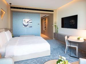 Katil atau katil-katil dalam bilik di La Cigale Hotel Managed by Accor