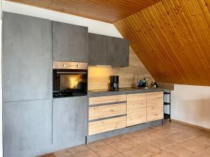 Η κουζίνα ή μικρή κουζίνα στο Apartment Harzperle - Lautenthal