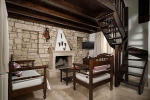 Posedenie v ubytovaní Orelia Cretan Deluxe Apartments