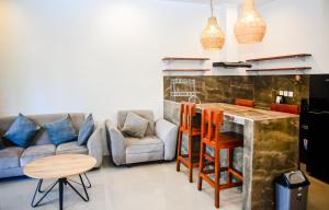 Χώρος καθιστικού στο Tuti House Gili Trawangan