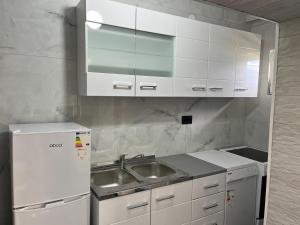 Bay Modern 2的厨房或小厨房
