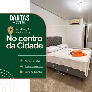 Postel nebo postele na pokoji v ubytování Dantas Hotel