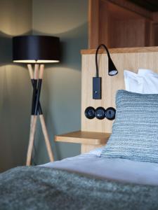 Voodi või voodid majutusasutuse Eriksberg Hotel & Nature Reserve toas