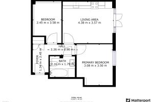 Půdorys ubytování Finsbury Park Retreat Modern Comfort