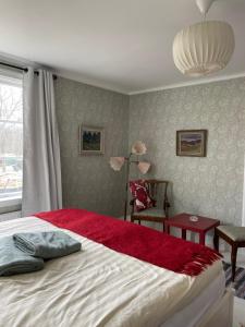Postel nebo postele na pokoji v ubytování Ingmarsö B&B