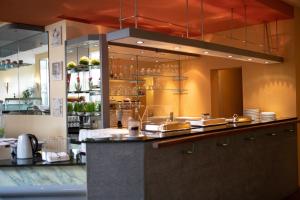 Kuchyň nebo kuchyňský kout v ubytování pepb Schulungshotel