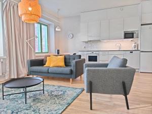 Η κουζίνα ή μικρή κουζίνα στο Forenom Serviced Apartments Kuopio