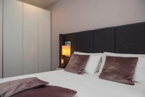 Postel nebo postele na pokoji v ubytování Hotel Ines