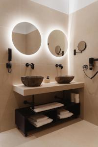 Koupelna v ubytování Limanaki Hotel
