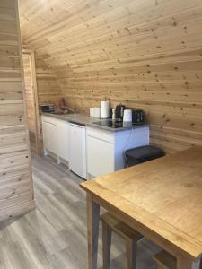 Кухня или кухненски бокс в Eco-friendly Cabins Cabin 2