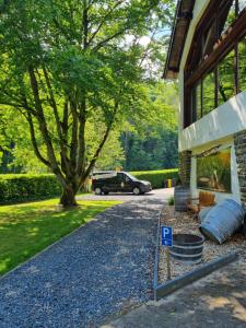 Zahrada ubytování B&B Am Sahrbach