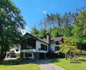 Zahrada ubytování B&B Am Sahrbach