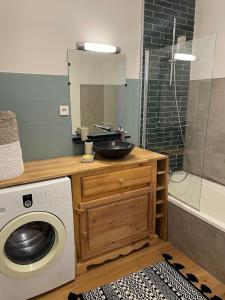 Et badeværelse på Entre lac et montagnes 47m²