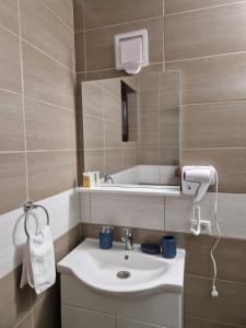 Koupelna v ubytování Casa Lotus